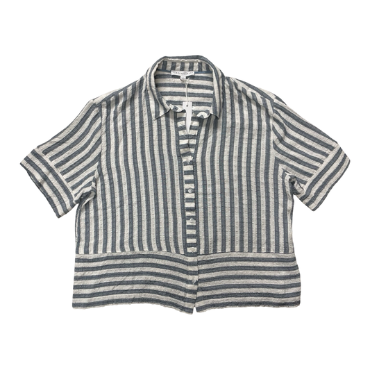 Top Ss By Jane And Delancey In Blue & White, Size:L