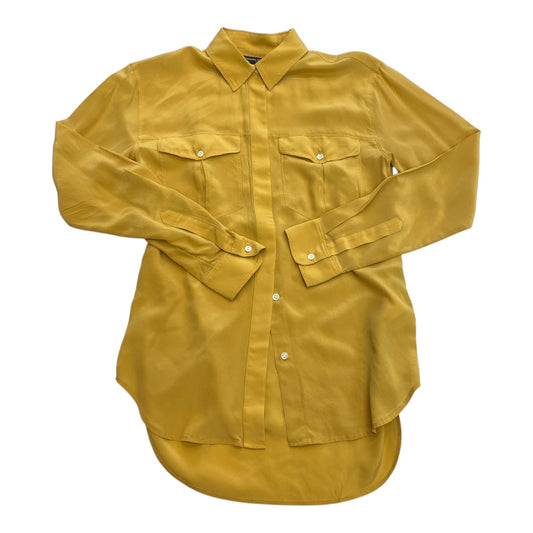 Top Ls By Banana Republic In Gold, Size:Xs