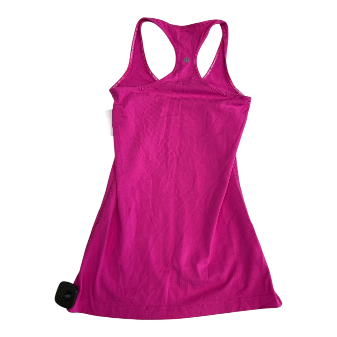 Athletic Tank Top By Lululemon In Pink, Size:S