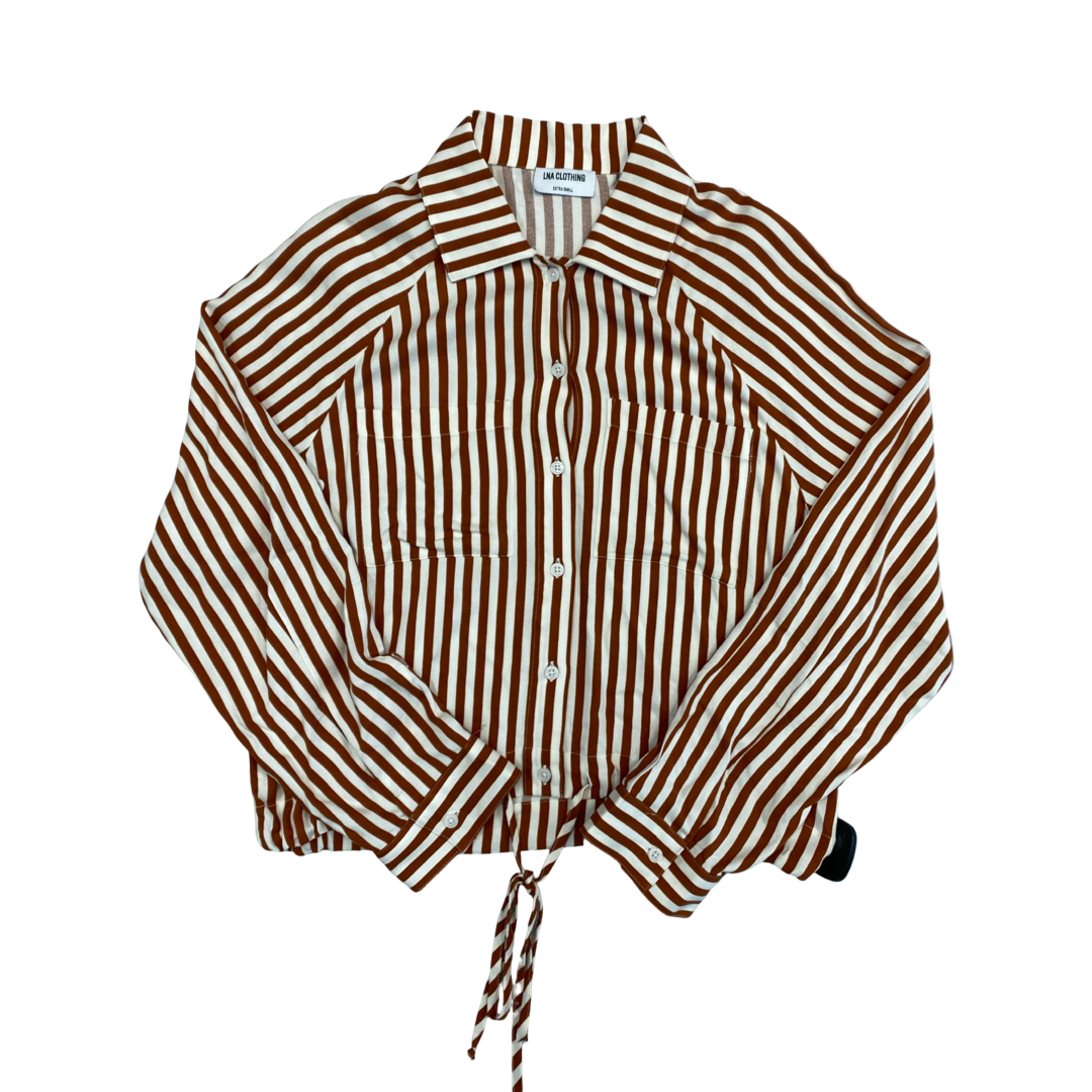 Top Ls By Lna In Striped Pattern, Size:Xs