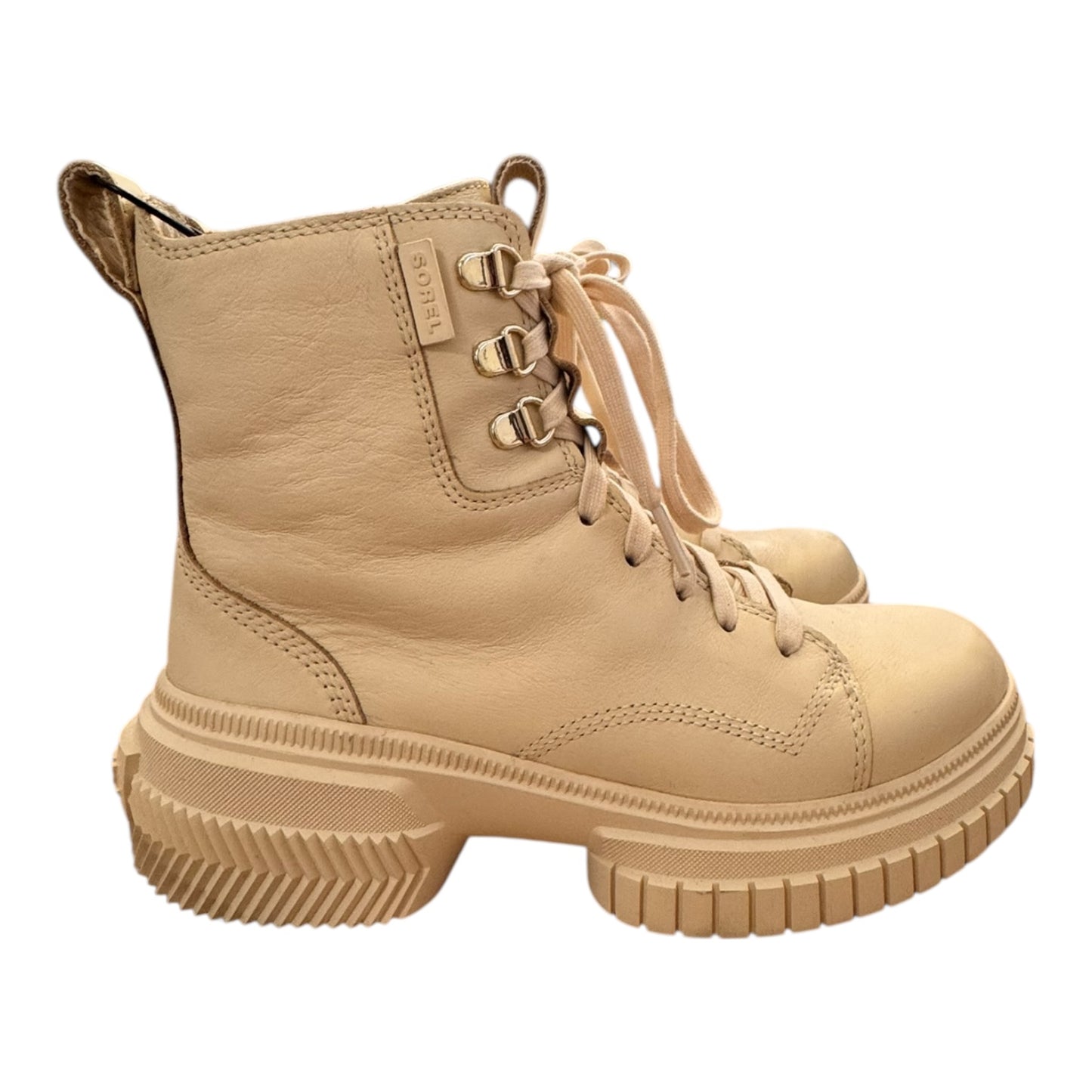 Boots Designer By Sorel In Cream, Size:6.5