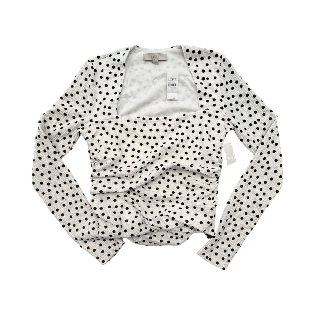 Top Ls By Loft In Polkadot Pattern, Size:S
