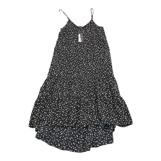 Dress Casual Midi By Cmc In Black & White, Size:M