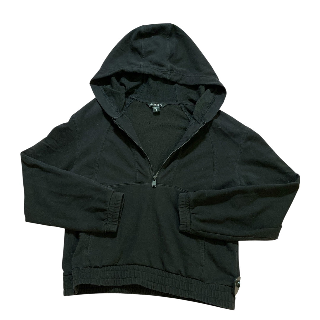 Athletic Sweatshirt Hoodie By Athleta In Black, Size:S