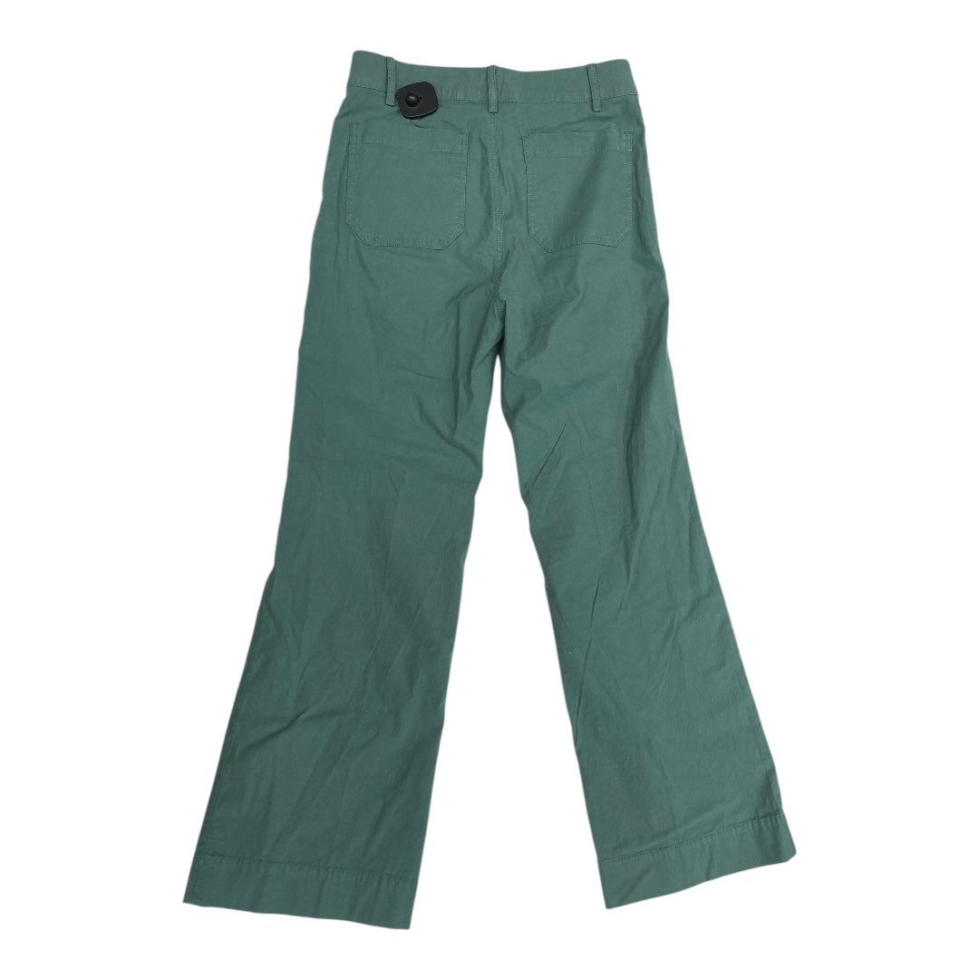 Pants Wide Leg By J. Crew In Green, Size:4