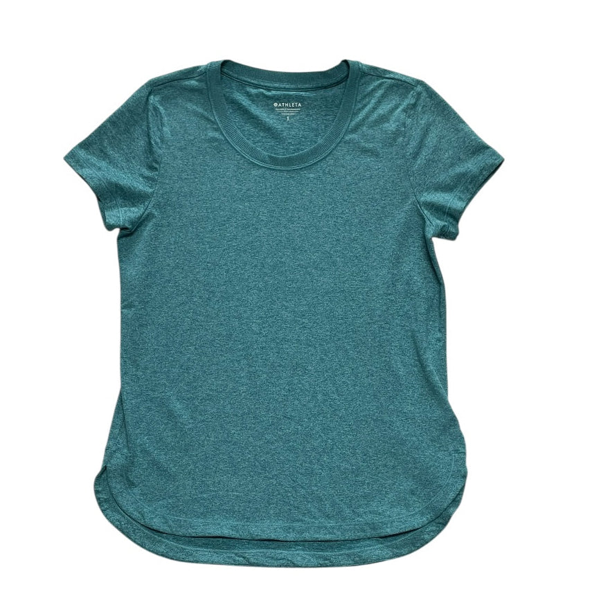 Athletic Top Ss By Athleta In Green, Size:S