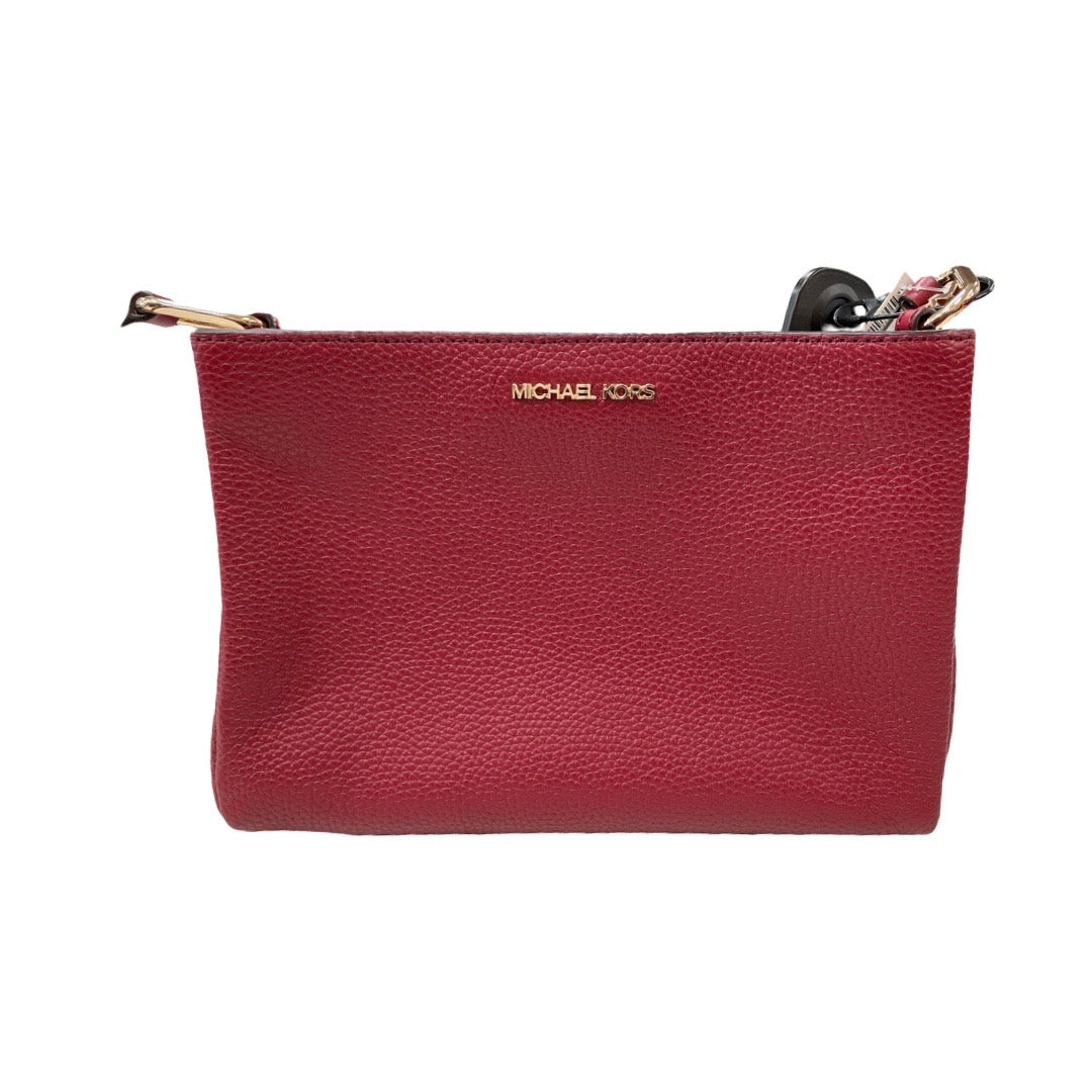 Handbag Designer By Michael Kors In Red, Size:Medium