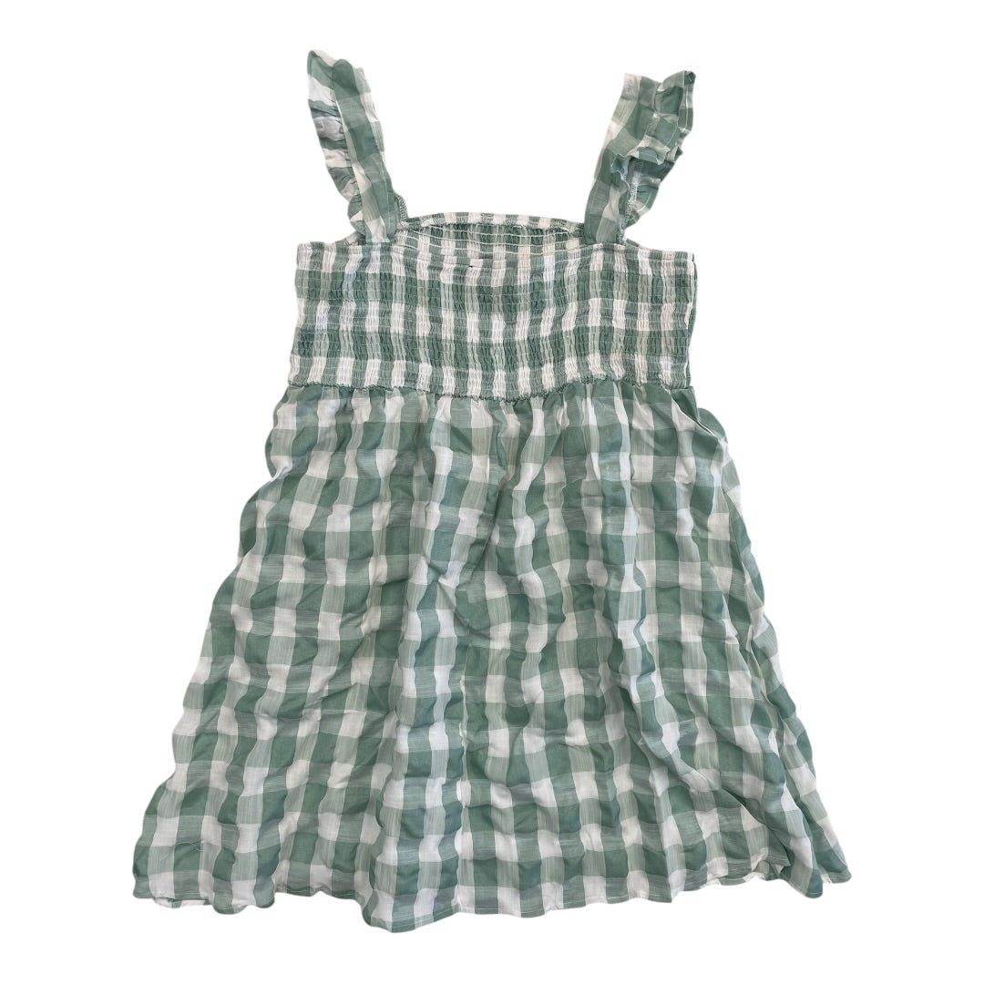 Top Sleeveless By Papillion In Green & White, Size:Xl