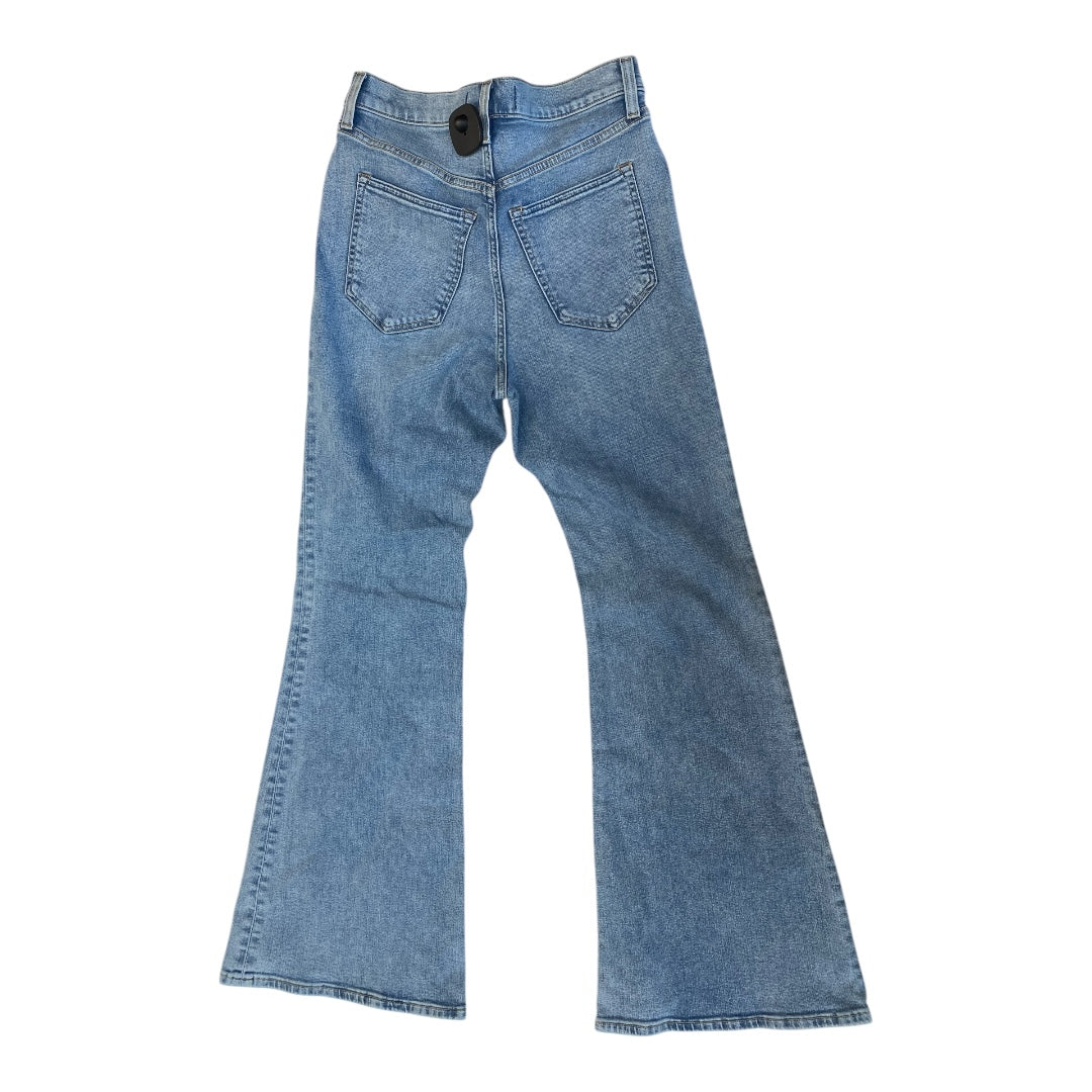 Jeans Straight By Abercrombie And Fitch In Blue Denim, Size:6