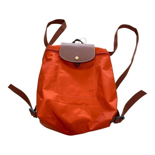 Handbag Designer By Longchamp In Orange, Size:Medium