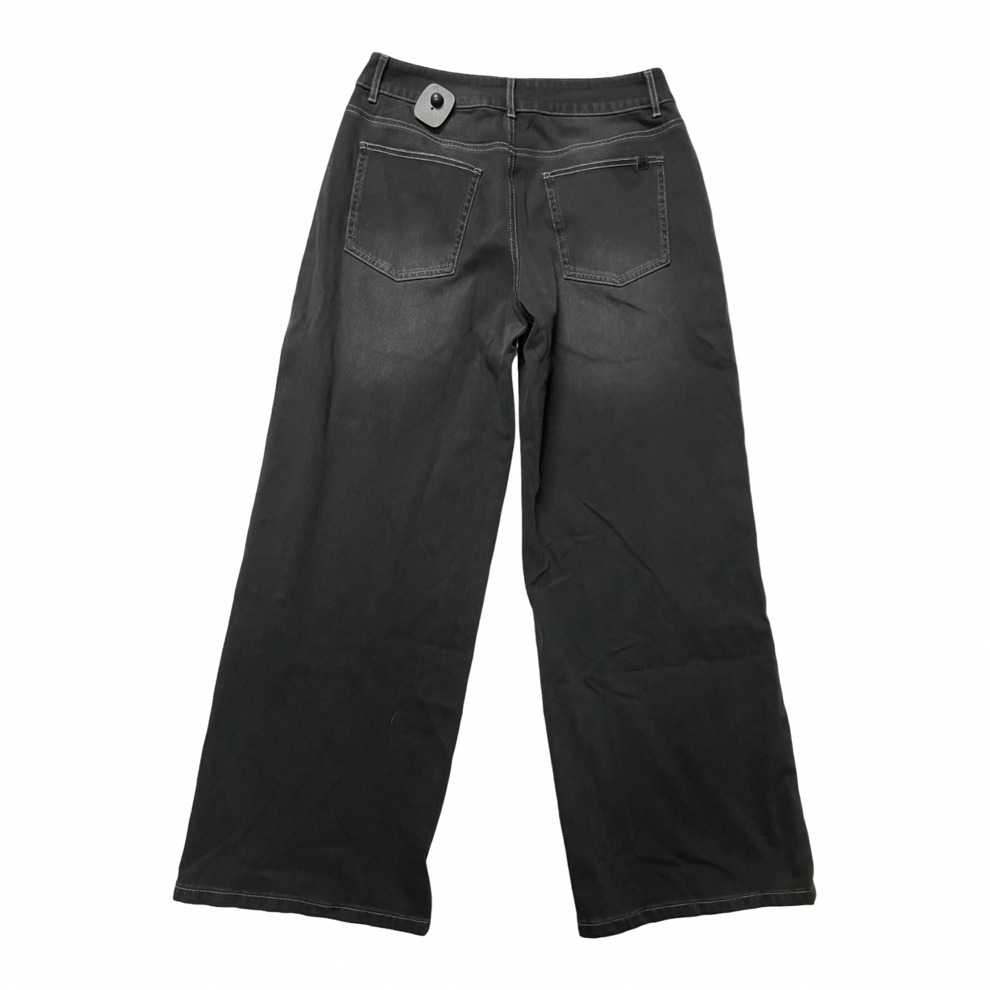 Jeans Wide Leg By Halara In Black, Size:M
