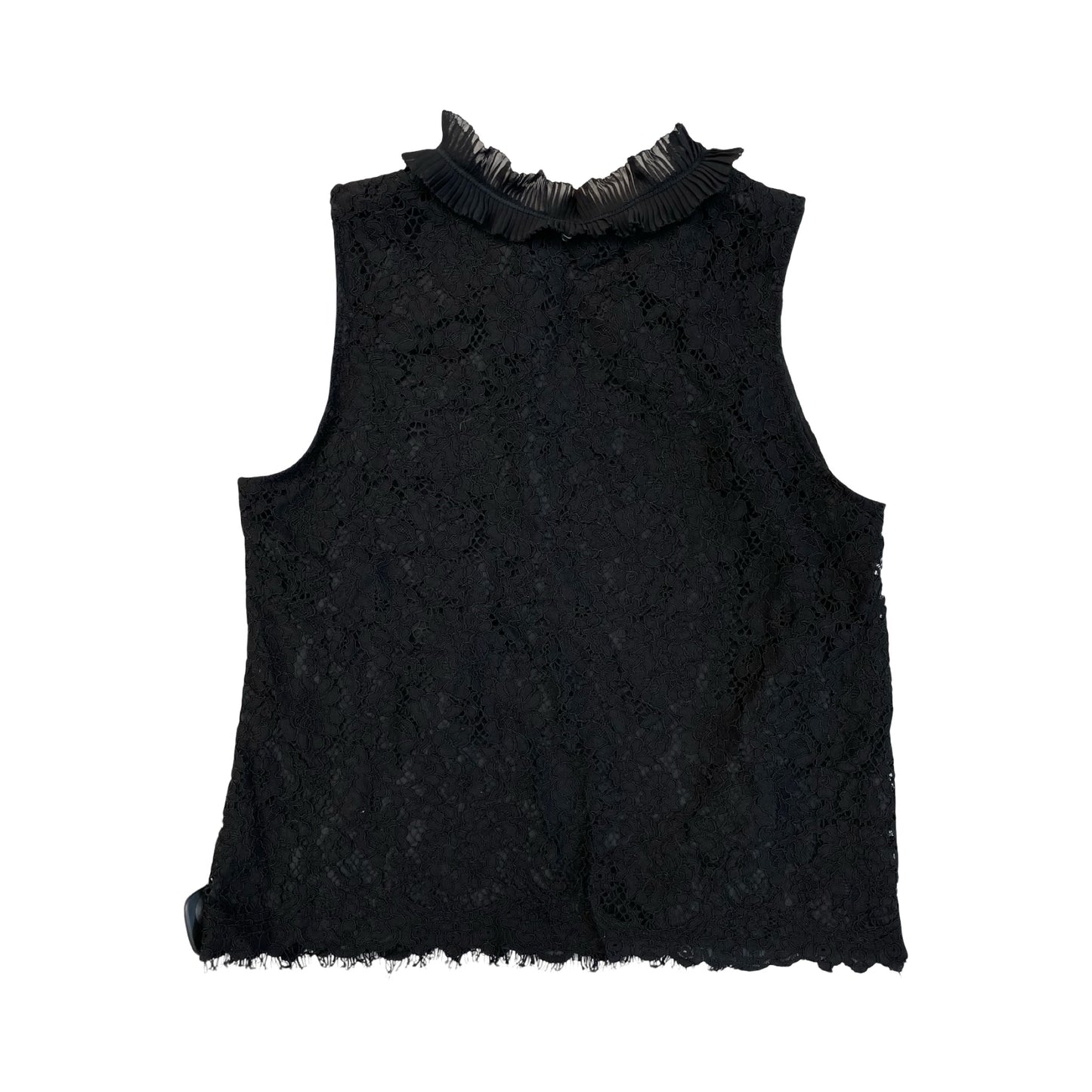 Top Sleeveless By J. Crew In Black, Size:L