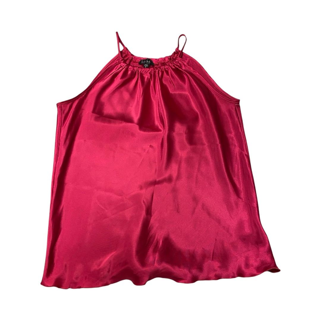 Top Sleeveless By Nicole Miller In Pink, Size:S