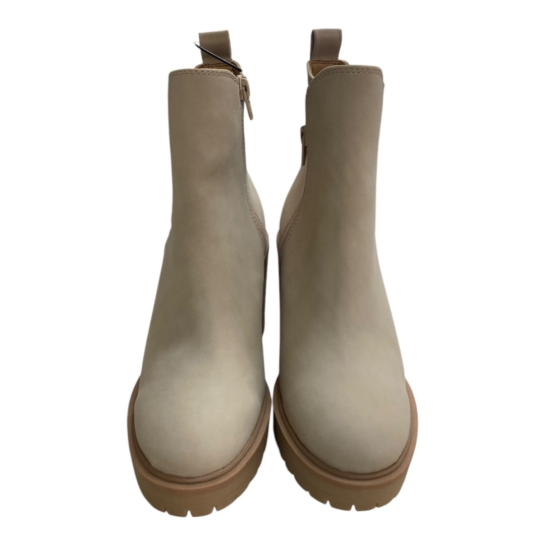 Boots Ankle Heels By Dolce Vita In Cream, Size:9.5