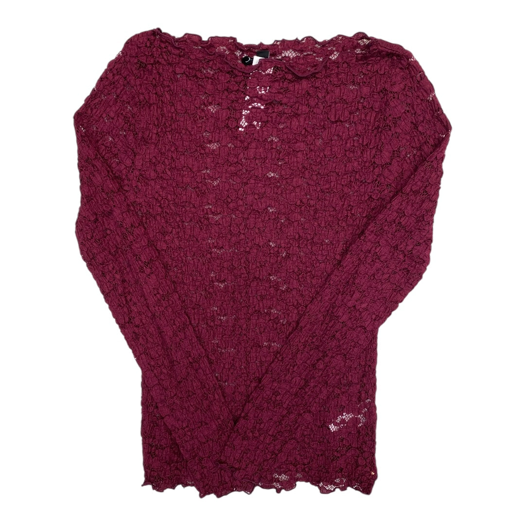 Top Ls By J. Crew In Purple, Size:S