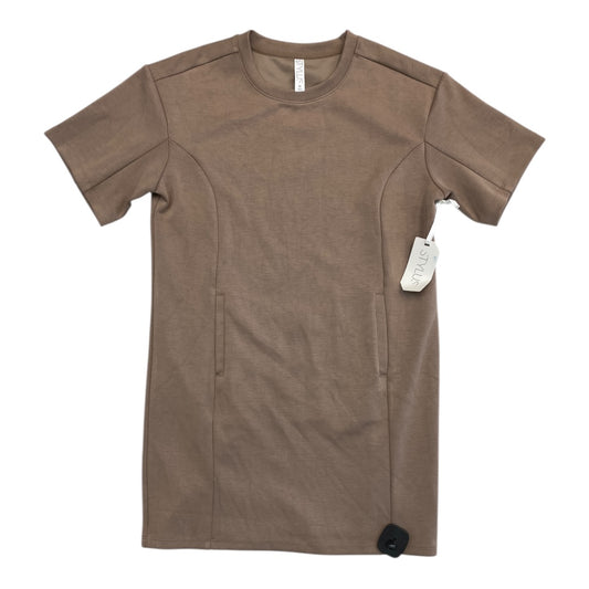 Dress Casual Short By Stylus In Taupe, Size:Xs
