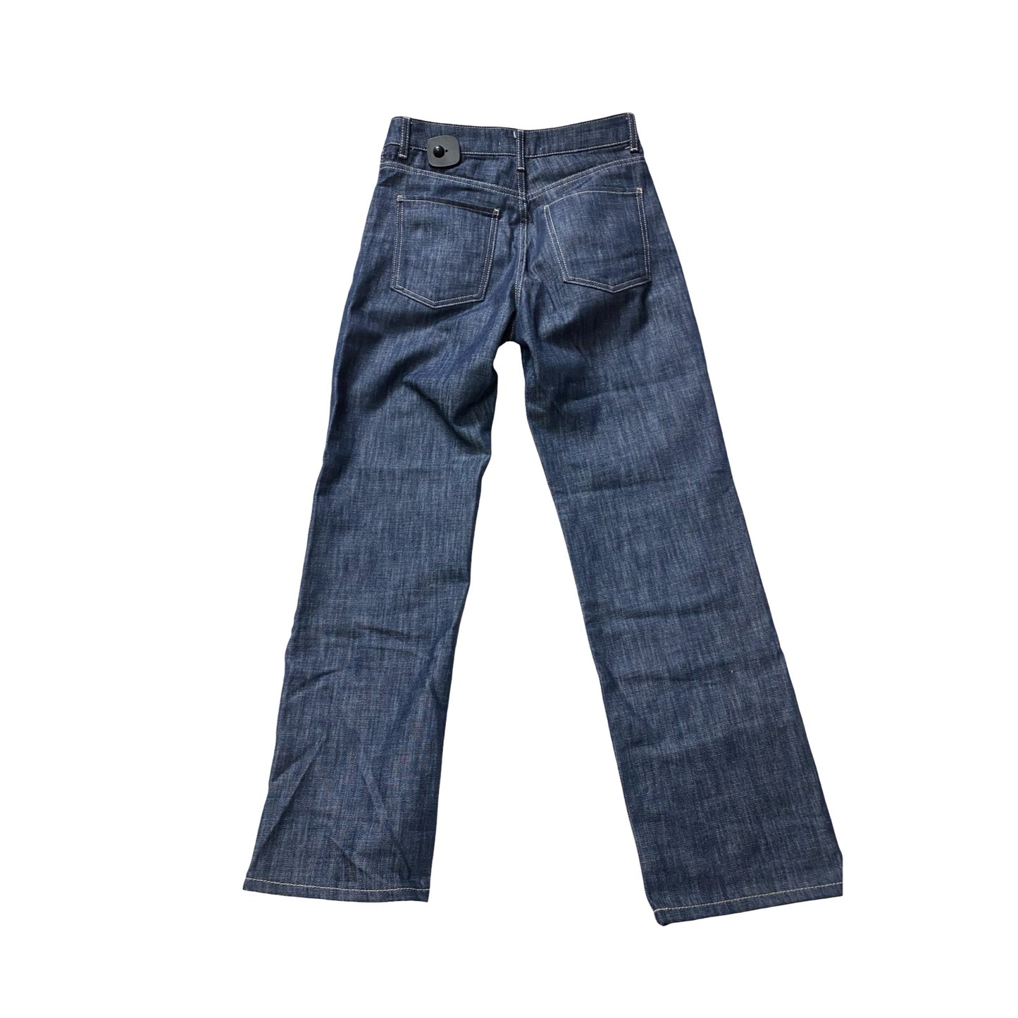 Jeans Wide Leg By Zara In Blue Denim, Size:4