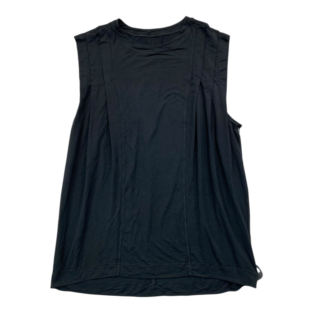 Athletic Tank Top By Lululemon In Black, Size:L