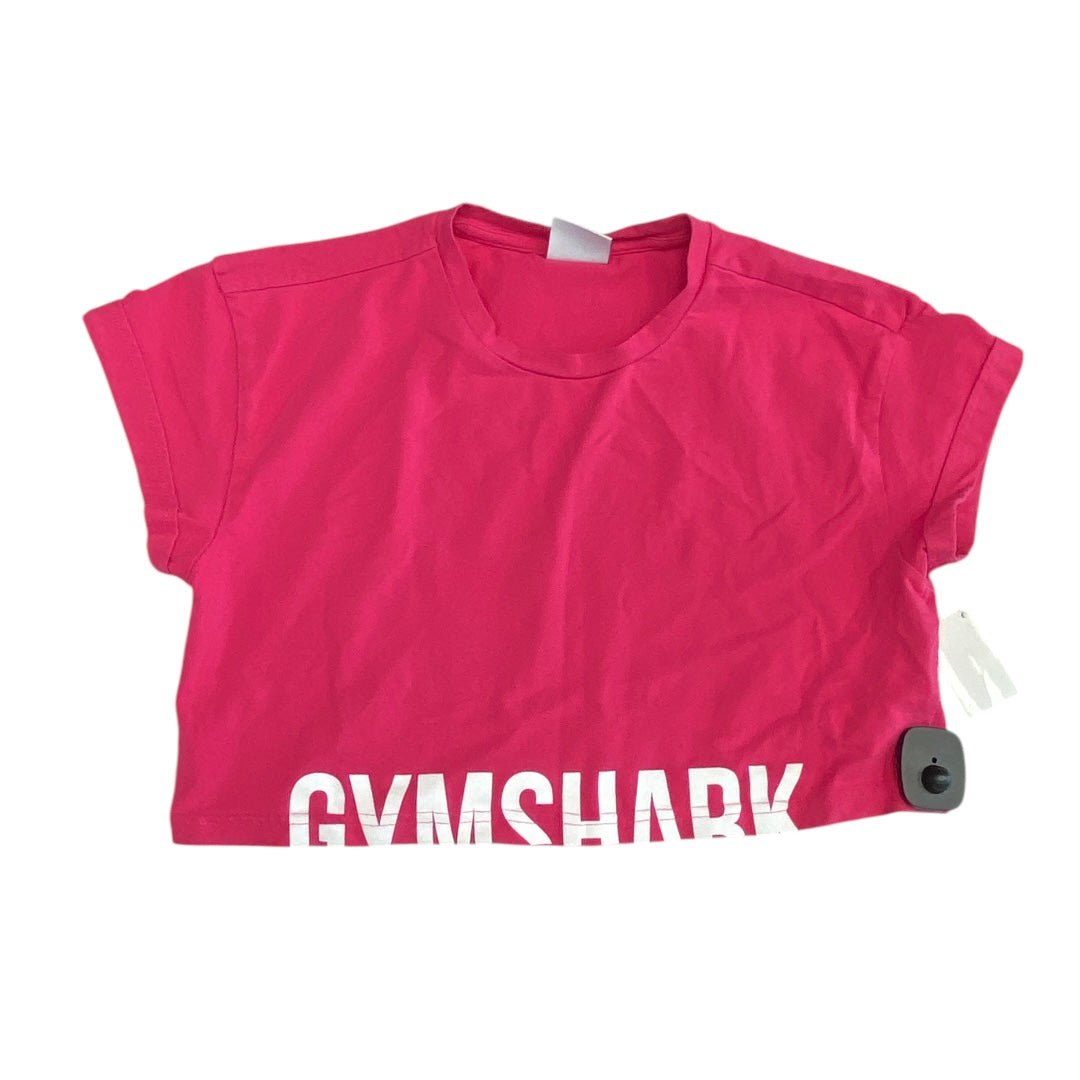 Athletic Top Ss By Gym Shark In Pink, Size:S