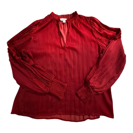 Top Ls By Evereve In Red, Size:M