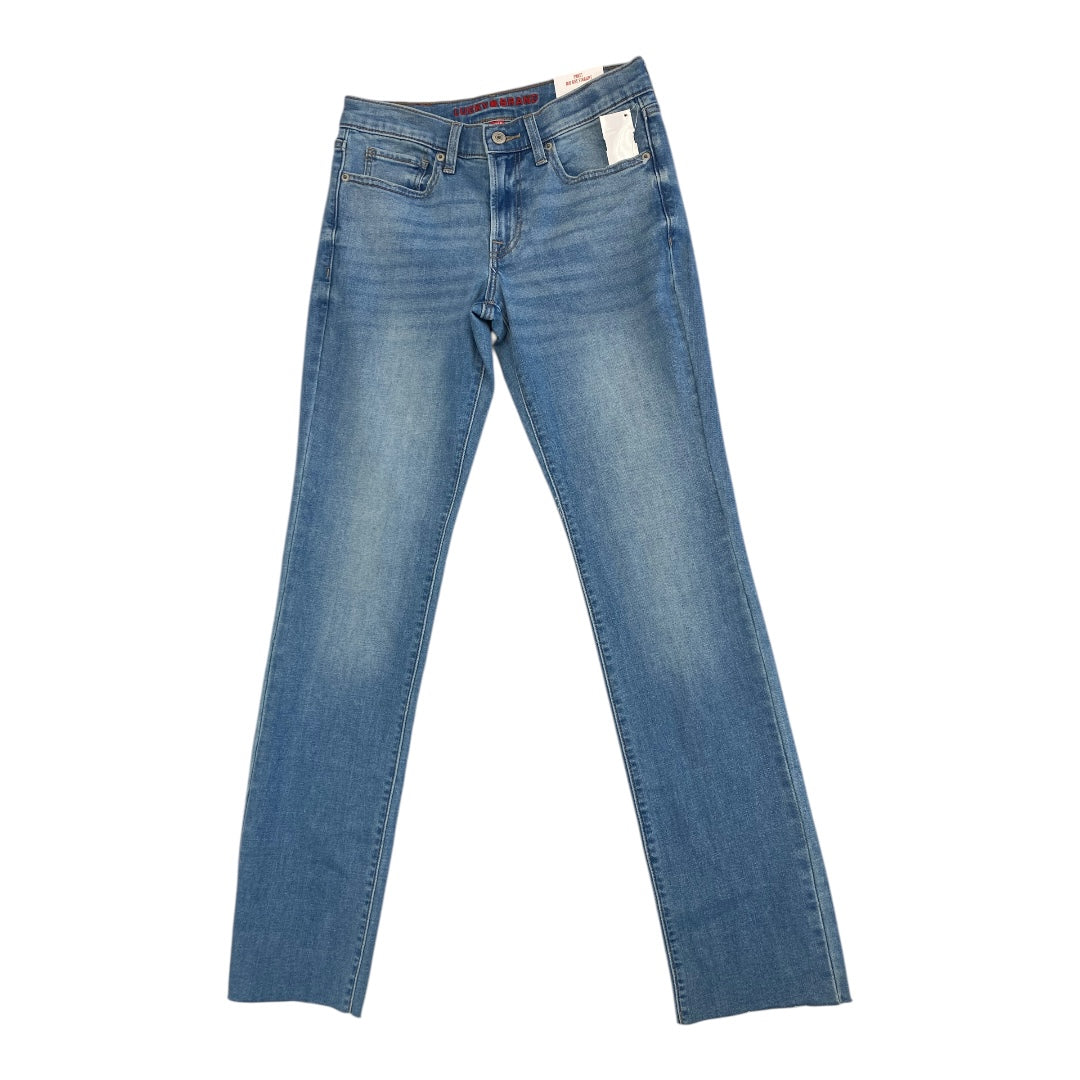 Jeans Skinny By Lucky Brand In Blue Denim, Size:4