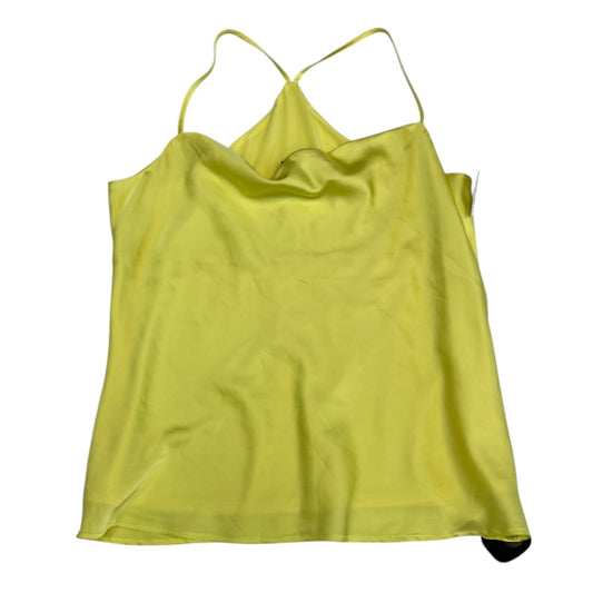 Top Sleeveless By Express In Yellow, Size:L