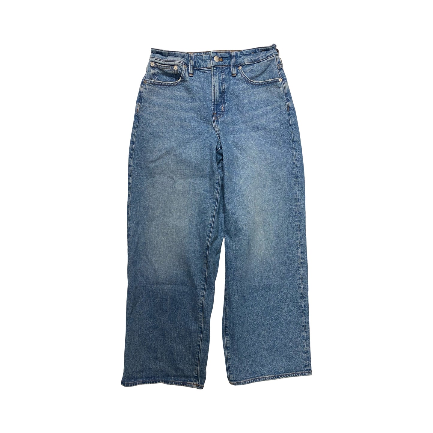 Jeans Wide Leg By Madewell In Blue Denim, Size:6