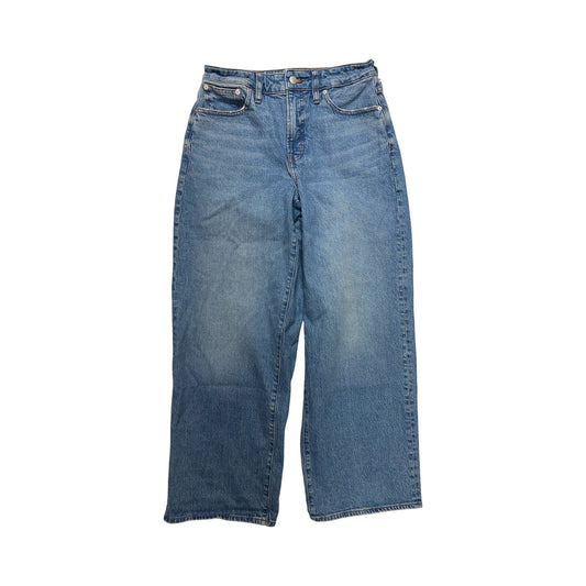 Jeans Wide Leg By Madewell In Blue Denim, Size:6