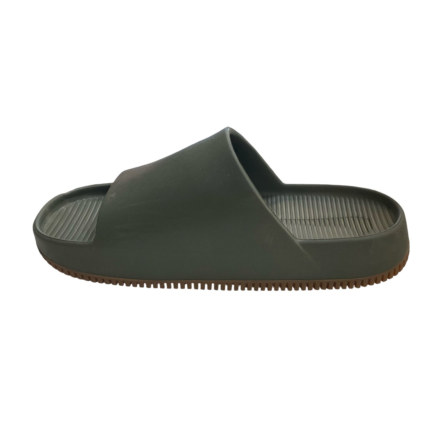Sandals Heels Block By Nike In Green, Size:10