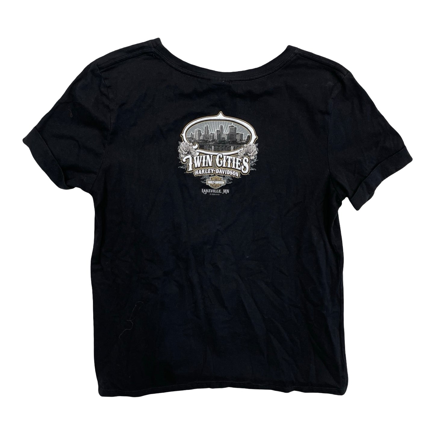 Top Ss Basic By Harley Davidson In Black & White, Size:M