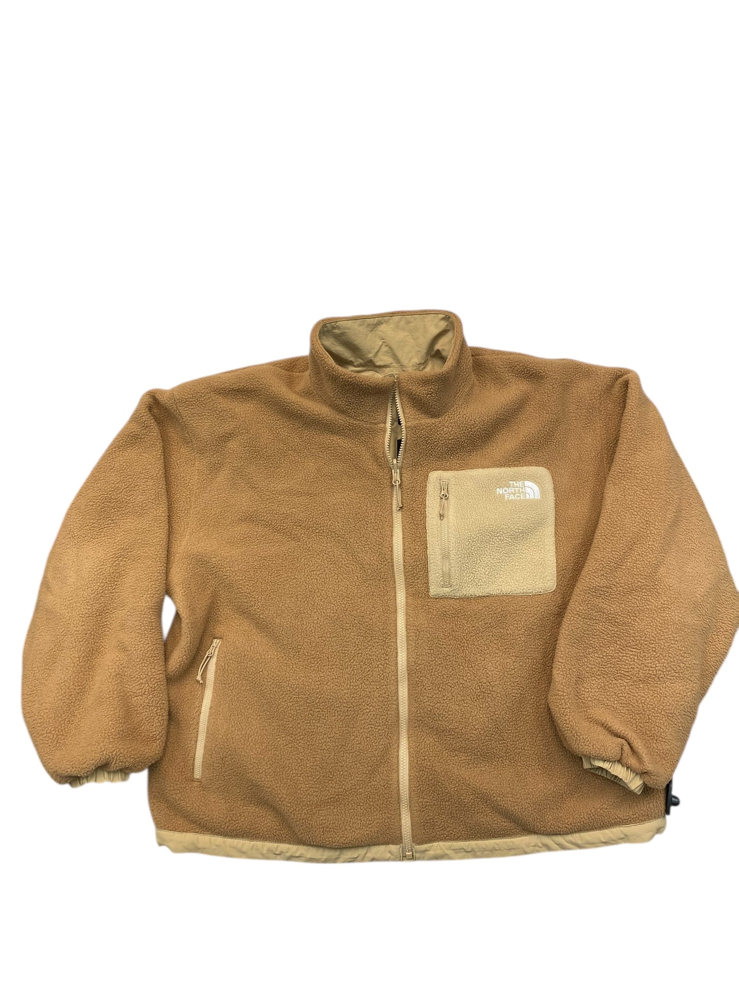 Jacket Faux Fur & Sherpa By The North Face In Tan, Size:Xxl