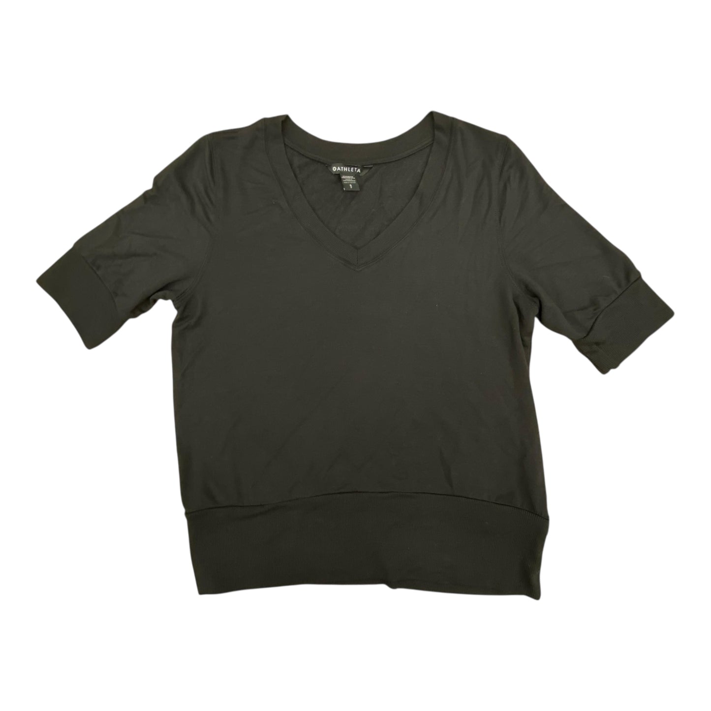 Athletic Top Ss By Athleta In Black, Size:S