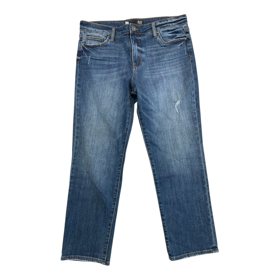 Jeans Straight By Kut In Blue, Size:12