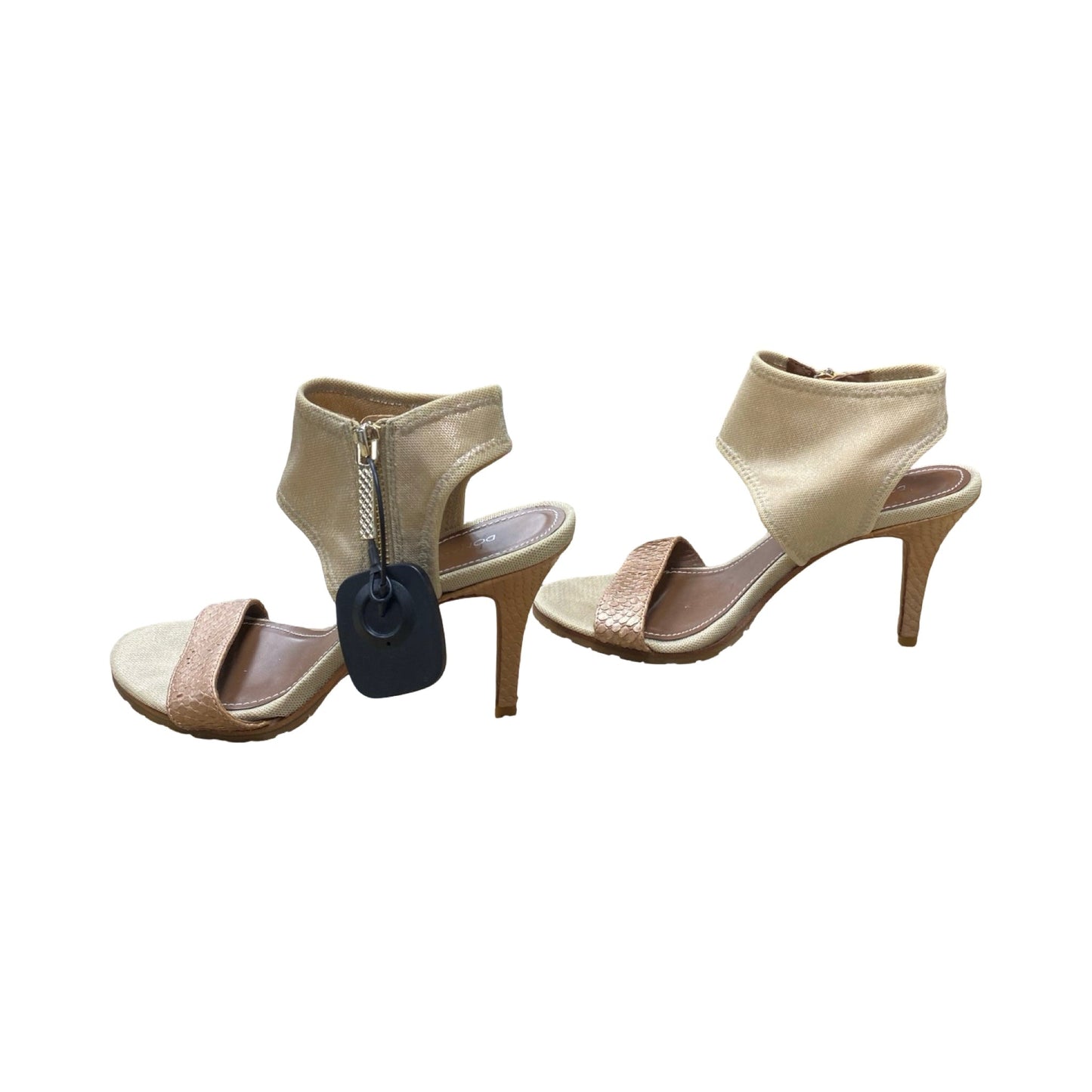Shoes Heels Stiletto By Donald Pliner In Animal Print, Size:6.5