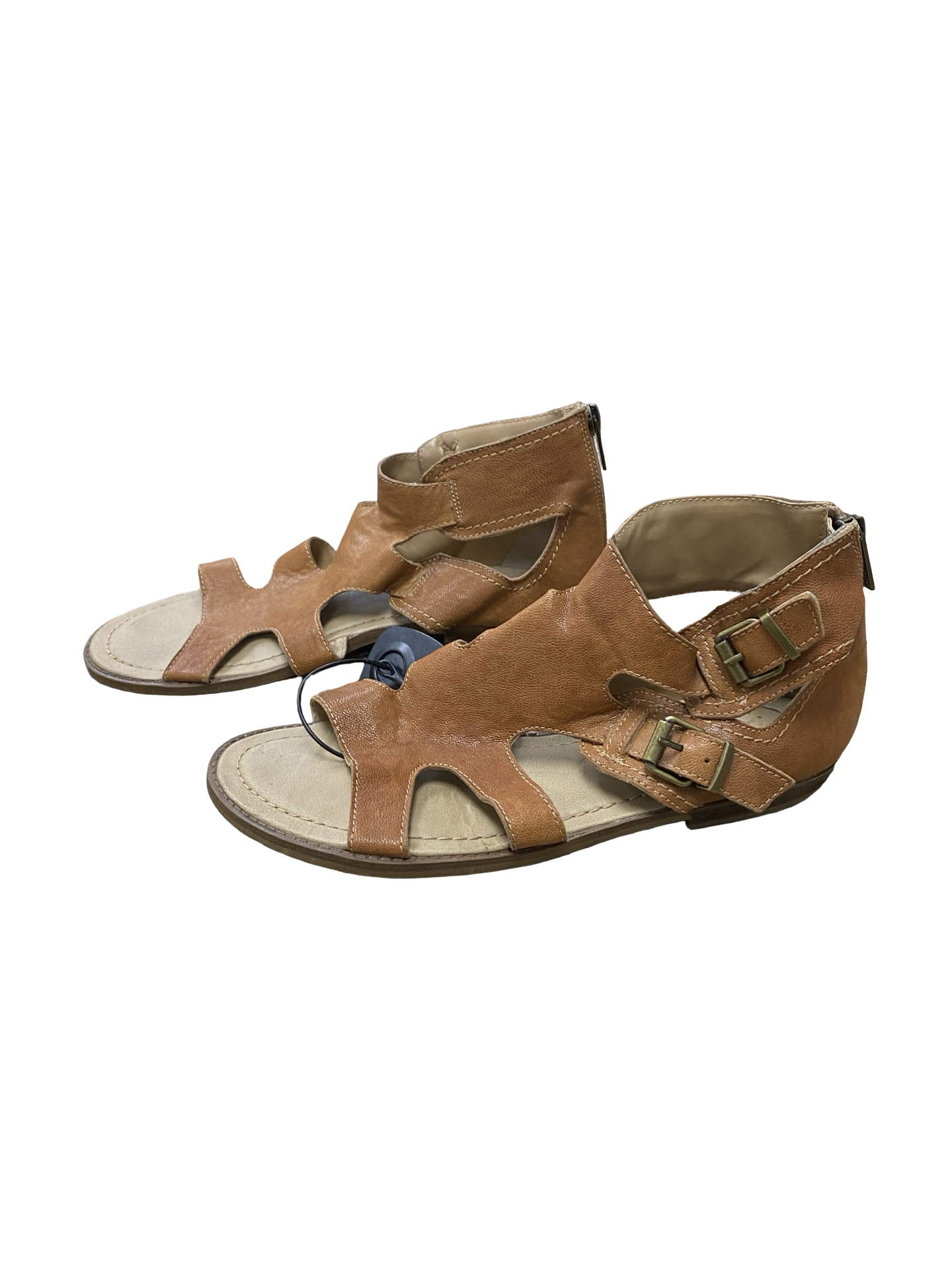 Sandals Flats By Kenneth Cole Reaction In Brown, Size:8