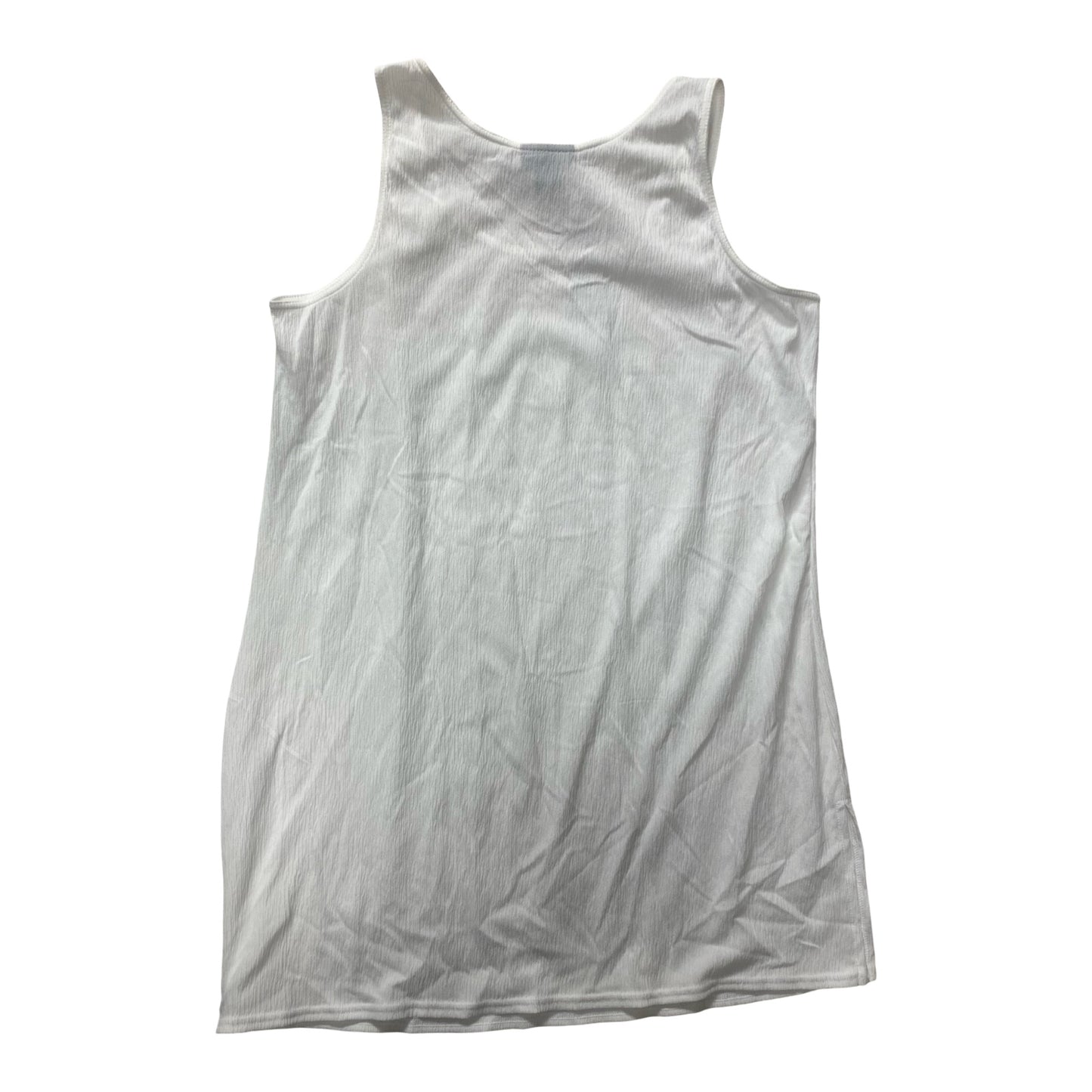 Top Sleeveless By Apt 9 In White, Size:M