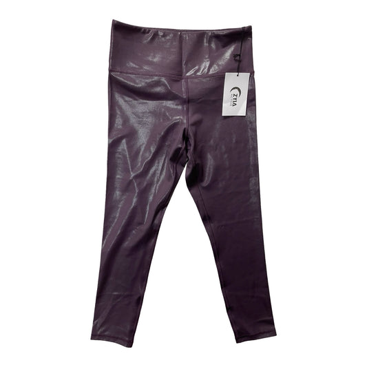 Athletic Leggings By Zyia In Purple, Size:6