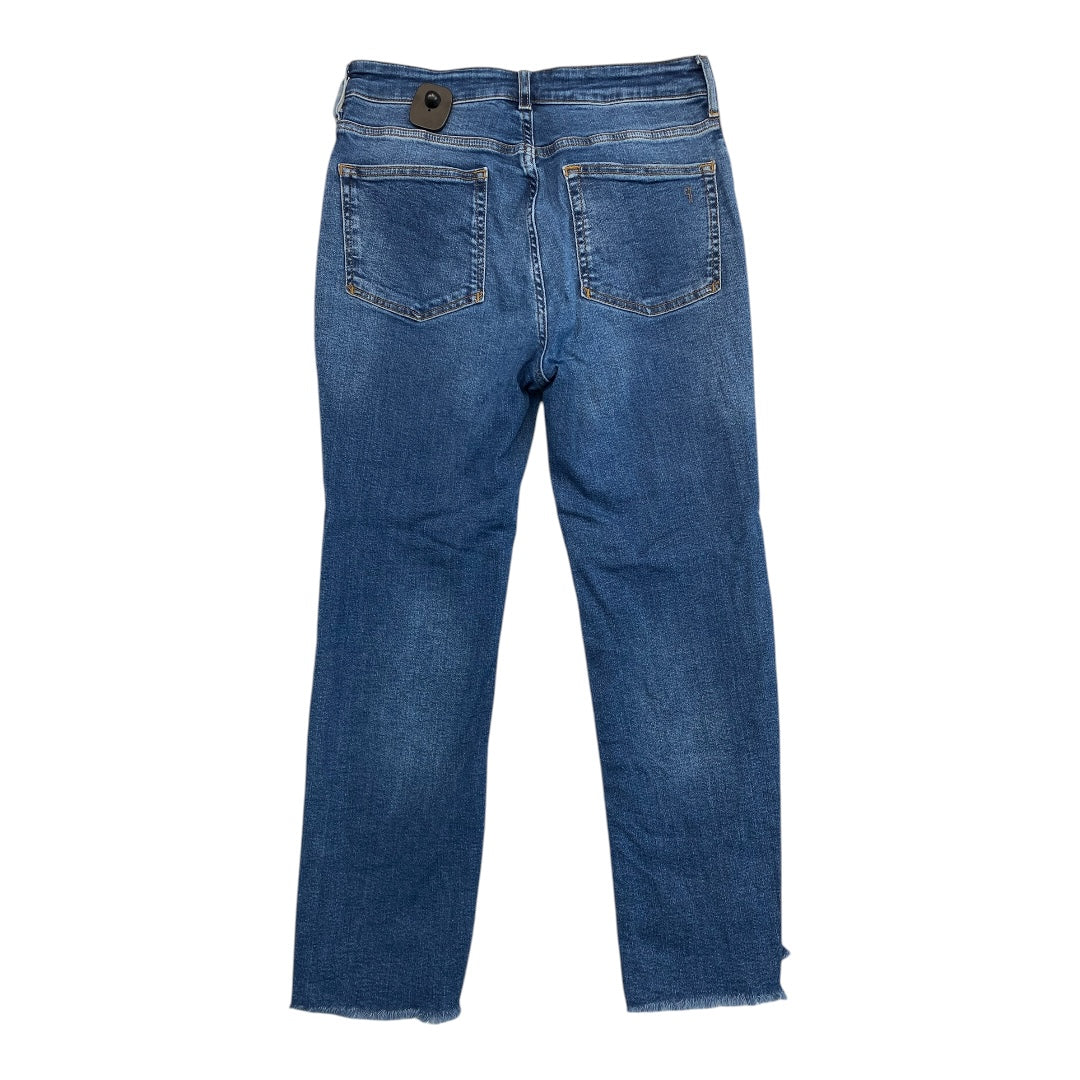 Jeans Straight By Pilcro In Blue Denim, Size:10