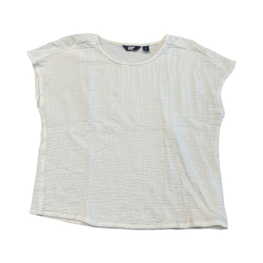 Top Ss By Lands End In Ivory, Size:S