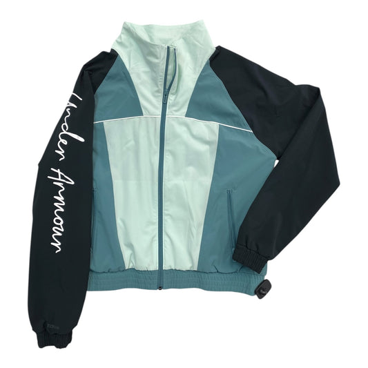 Athletic Jacket By Under Armour In Blue, Size:M