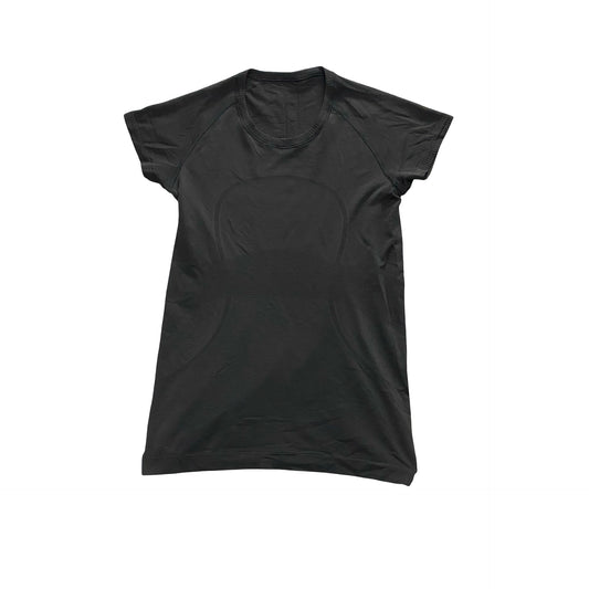 Athletic Top Ss By Lululemon In Black, Size:10