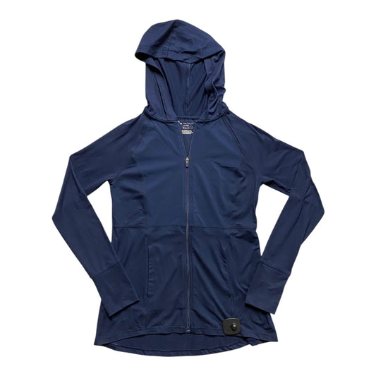 Athletic Jacket By Tek Gear In Navy, Size:S