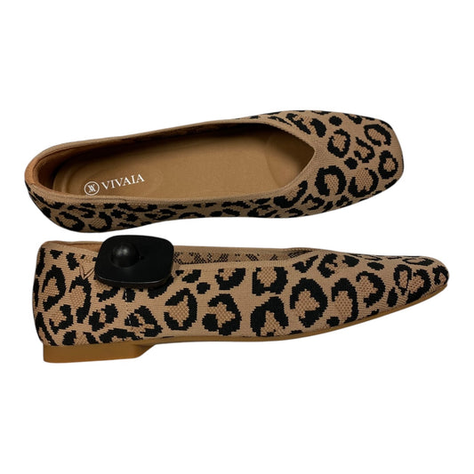 Shoes Flats By Cmc In Animal Print, Size:12