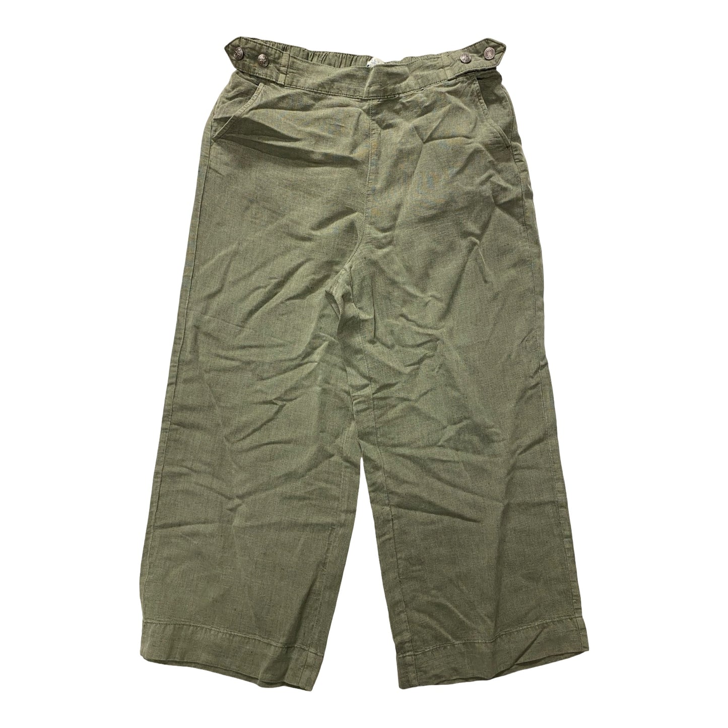 Pants Linen By Calypso St Barth In Green, Size:L