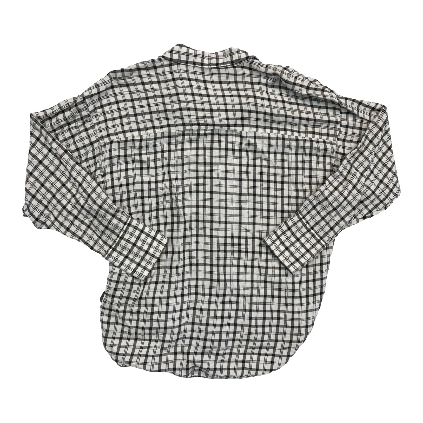 Top Ls By Madewell In Plaid Pattern, Size:M