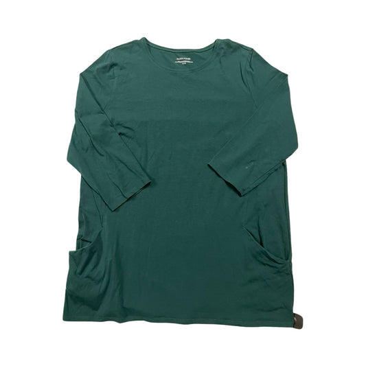 Dress Designer By Eileen Fisher In Green, Size:Xl