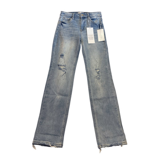 Jeans Straight By Risen In Blue Denim, Size:2