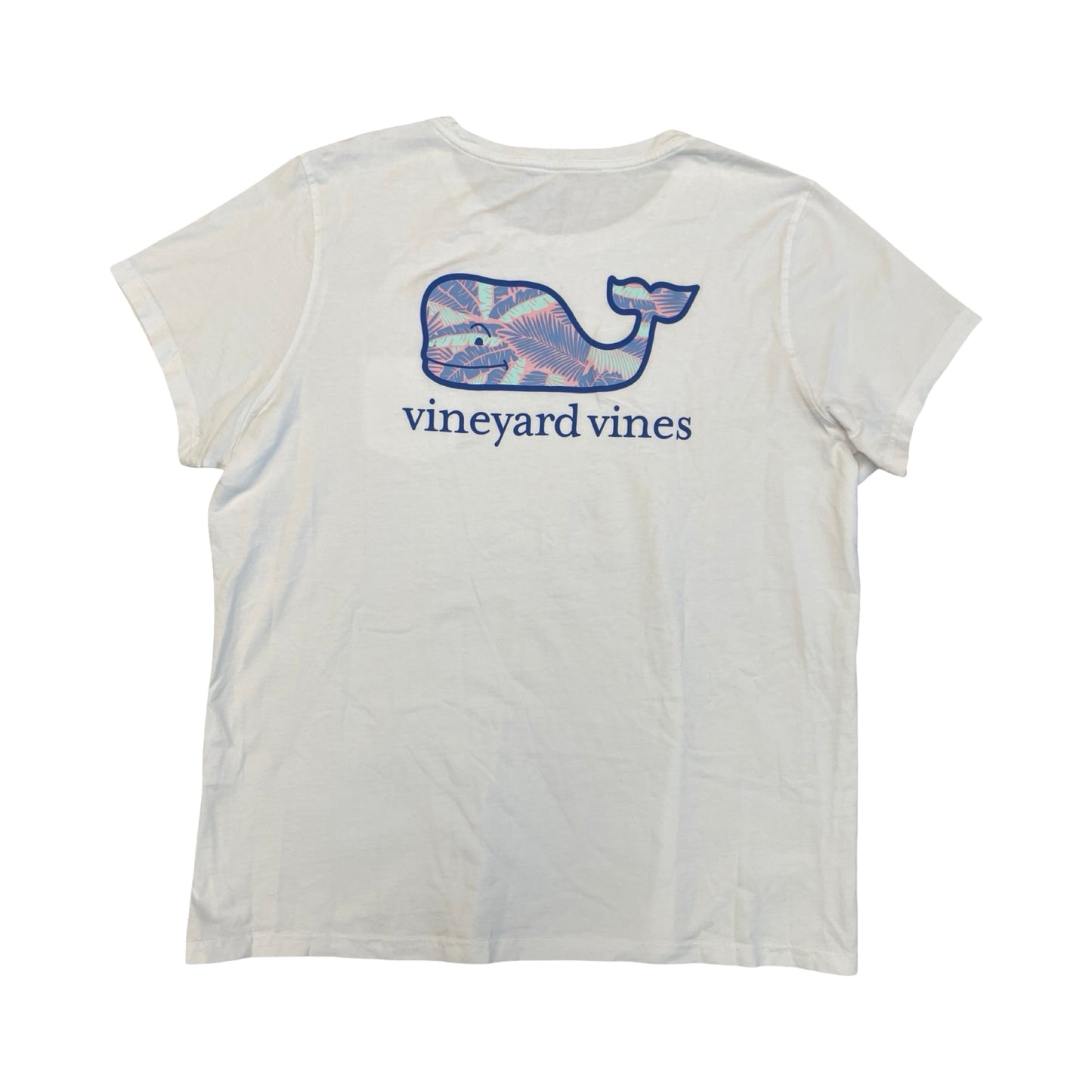 Top Ss Basic By Vineyard Vines In Blue & White, Size:Xl