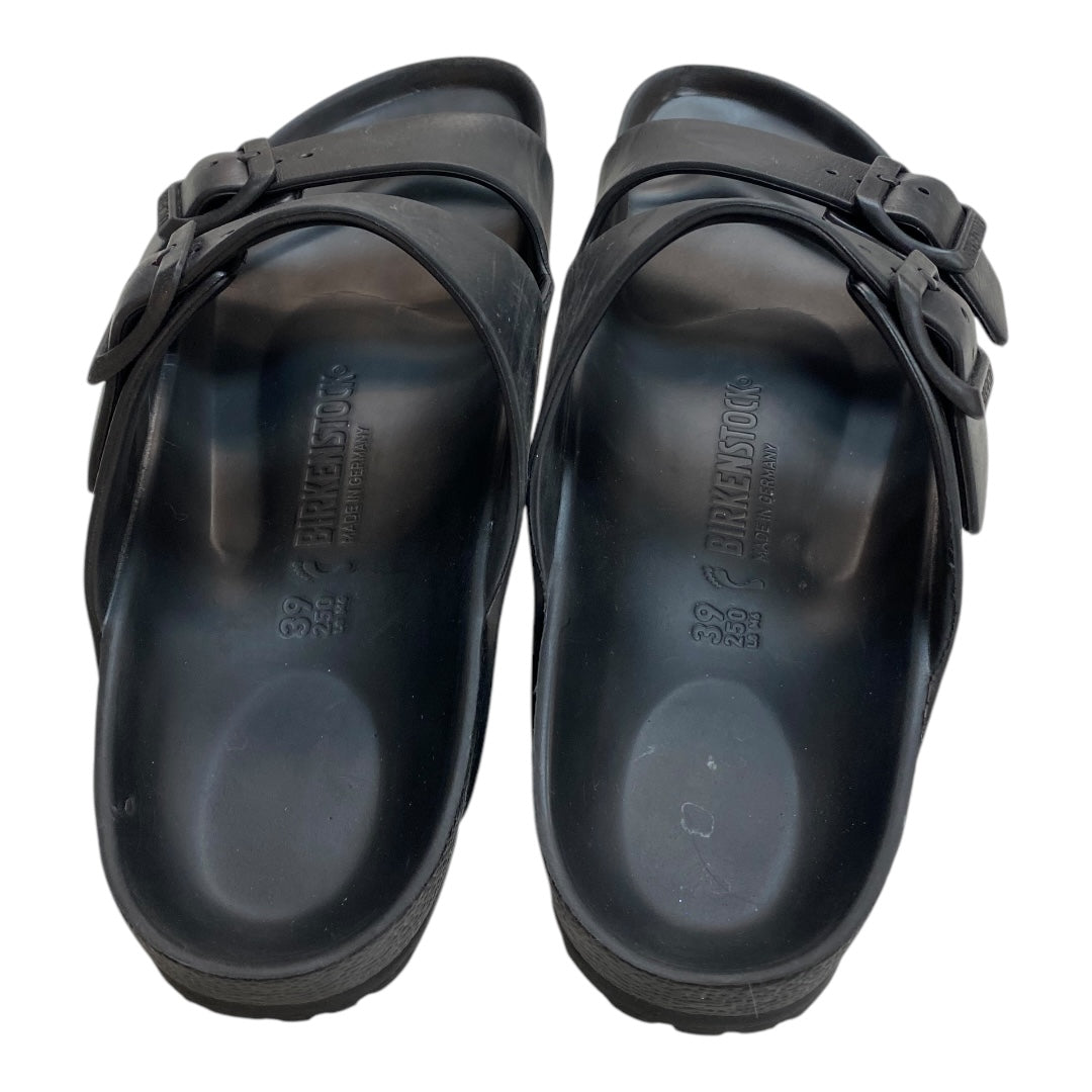 Sandals Designer By Birkenstock In Black, Size:8.5