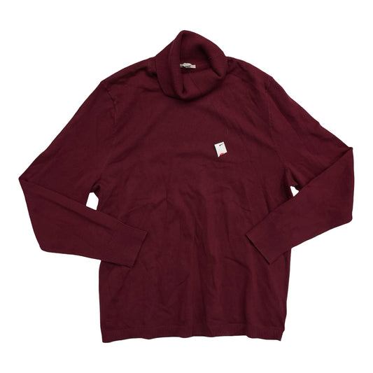 Sweater By Talbots In Maroon, Size:Xl